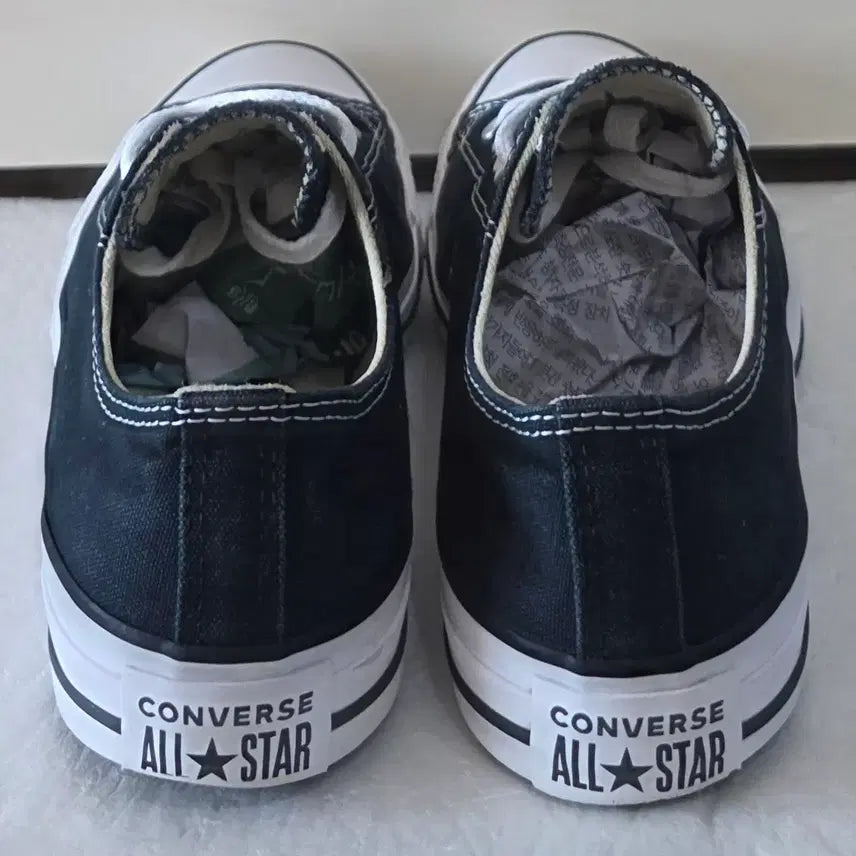 [BUNJANG] Converse Chuck Taylor All Star Classic Low Black White Sneakers / [265] 컨버스 척테일러 올스타 클래식 CT AS 로우 블랙화이트