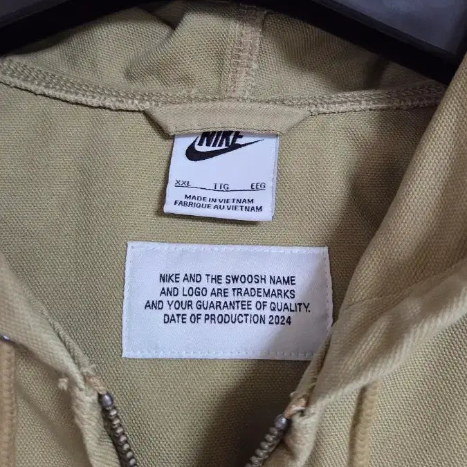 [BUNJANG] Nike Life Canvas Sashiko Hooded Jacket / 나이키 라이프 캔버스 후드 사시코 자켓