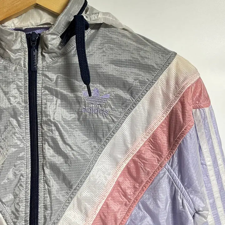 [BUNJANG] Adidas Crop Windbreaker Jacket (95) / 아디다스 크롭 바람막이 윈드브레이커 자켓 95