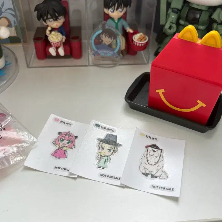 [BUNJANG] Spy x Family Hanbok Ttibuseel Stickers Set / 스파이패밀리 한복 띠부씰 3종 일괄