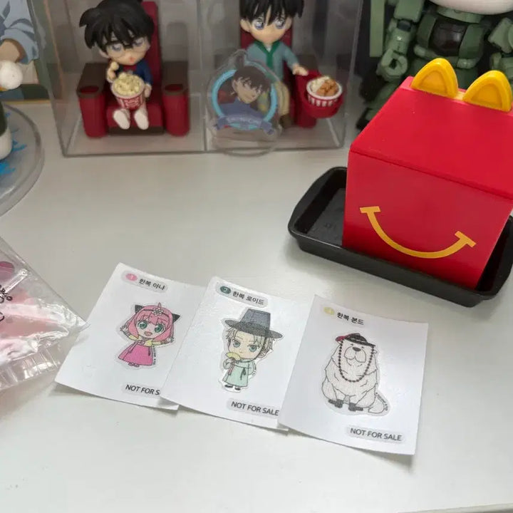 [BUNJANG] Spy x Family Hanbok Ttibuseel Stickers Set / 스파이패밀리 한복 띠부씰 3종 일괄