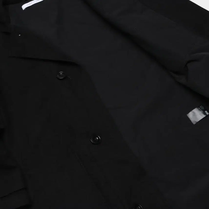 [BUNJANG] Uniqlo x Lemaire Minimal Black Wool Hooded Coat / [L] 유니클로 x 르메르 미니멀 블랙 울 후드코트