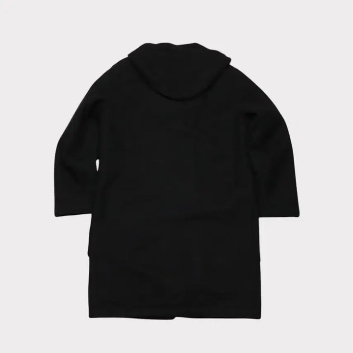 [BUNJANG] Uniqlo x Lemaire Minimal Black Wool Hooded Coat / [L] 유니클로 x 르메르 미니멀 블랙 울 후드코트