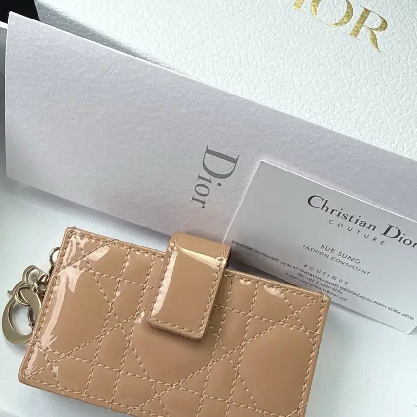 [BUNJANG] Dior Patent Accordion Cardholder / 디올 페이던트 아코디언 카드지갑