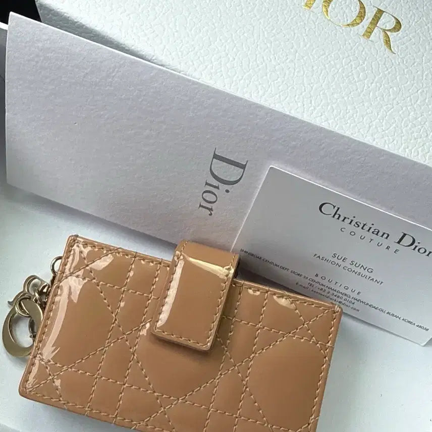 [BUNJANG] Dior Patent Accordion Cardholder / 디올 페이던트 아코디언 카드지갑