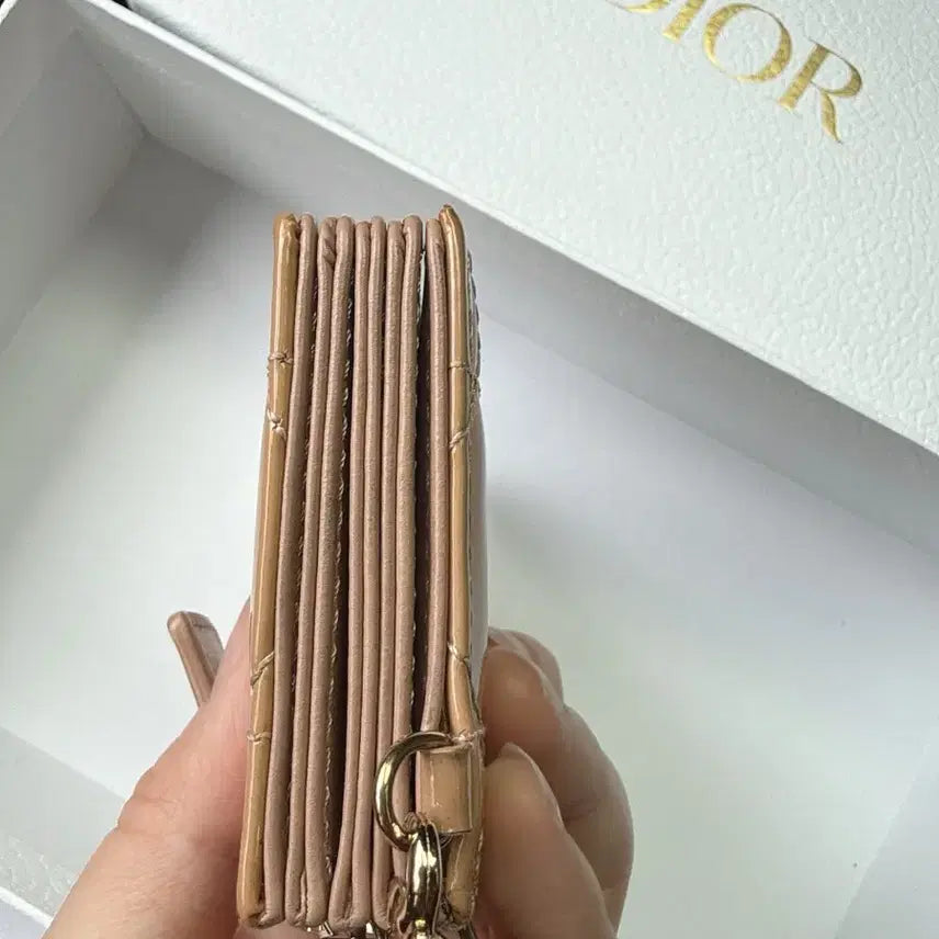 [BUNJANG] Dior Patent Accordion Cardholder / 디올 페이던트 아코디언 카드지갑