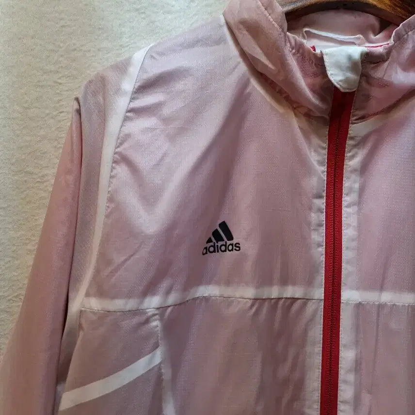 [BUNJANG] Adidas Pink Windbreaker Jacket / 아디다스 핑크 바람막이 여성