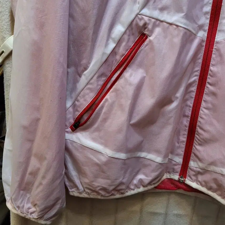 [BUNJANG] Adidas Pink Windbreaker Jacket / 아디다스 핑크 바람막이 여성