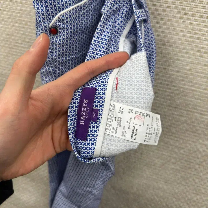 [BUNJANG] Hazzys Golf Embroidered Logo Spandex Pants / 헤지스 골프 자수로고 스판 바지 64 A07763