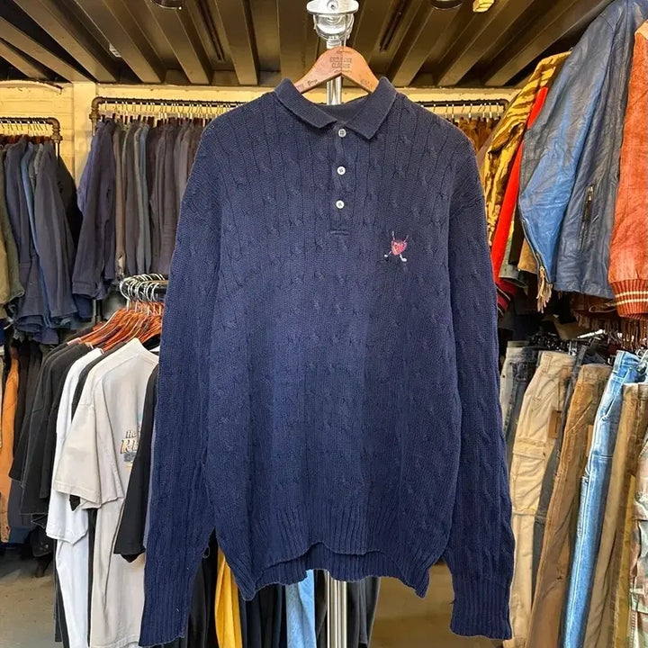 [BUNJANG] Polo Ralph Lauren Heavy Cable Knit Sweater / [105]폴로 랄프로렌 헤비 케이블 니트