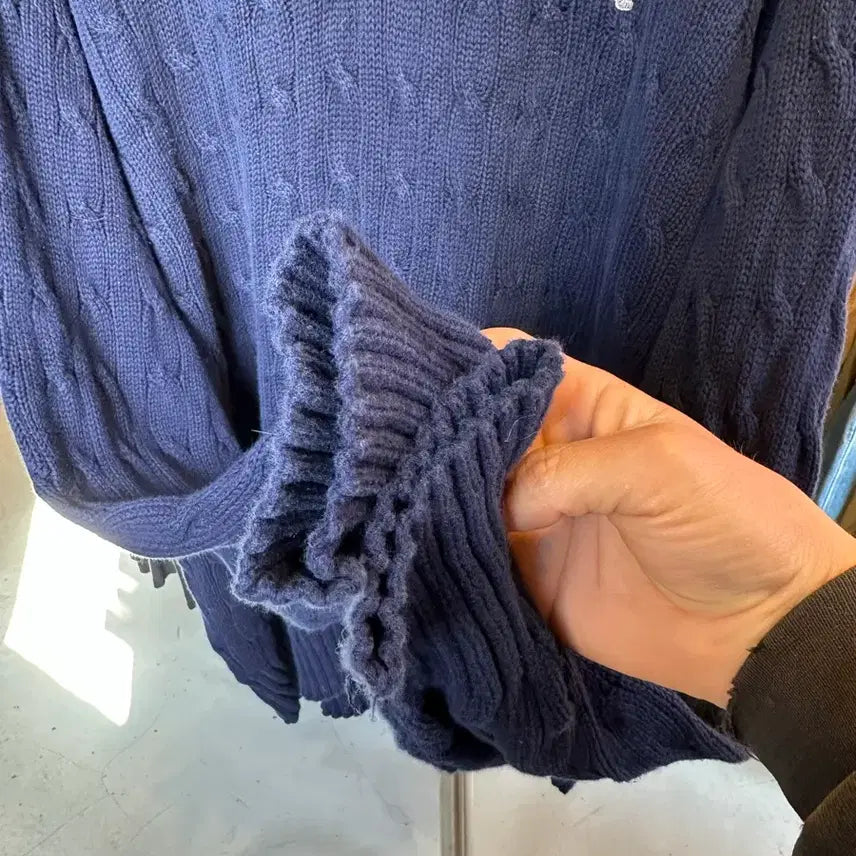 [BUNJANG] Polo Ralph Lauren Heavy Cable Knit Sweater / [105]폴로 랄프로렌 헤비 케이블 니트