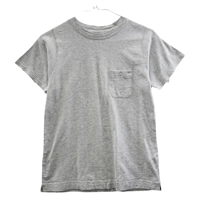 [SOLD OUT] BEAMS 빔즈 빈티지 라이트 그레이 포켓 반팔 티
