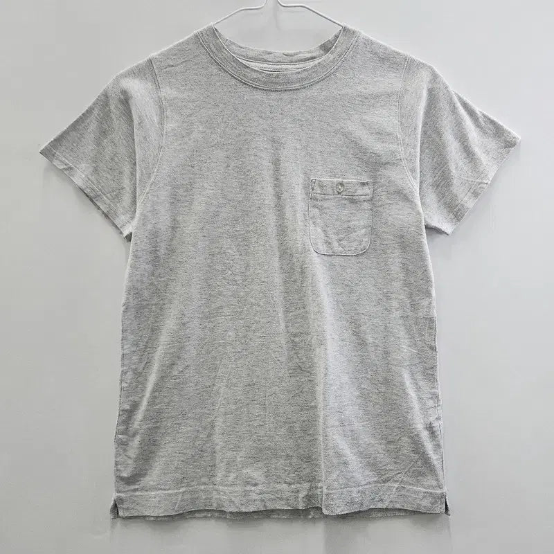 [SOLD OUT] BEAMS 빔즈 빈티지 라이트 그레이 포켓 반팔 티