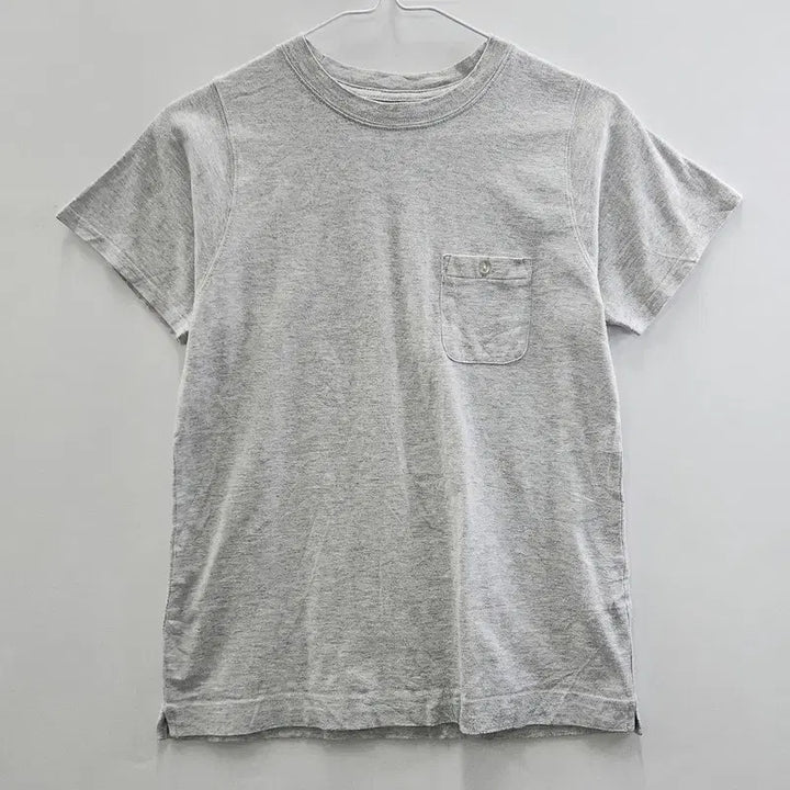 [SOLD OUT] BEAMS 빔즈 빈티지 라이트 그레이 포켓 반팔 티