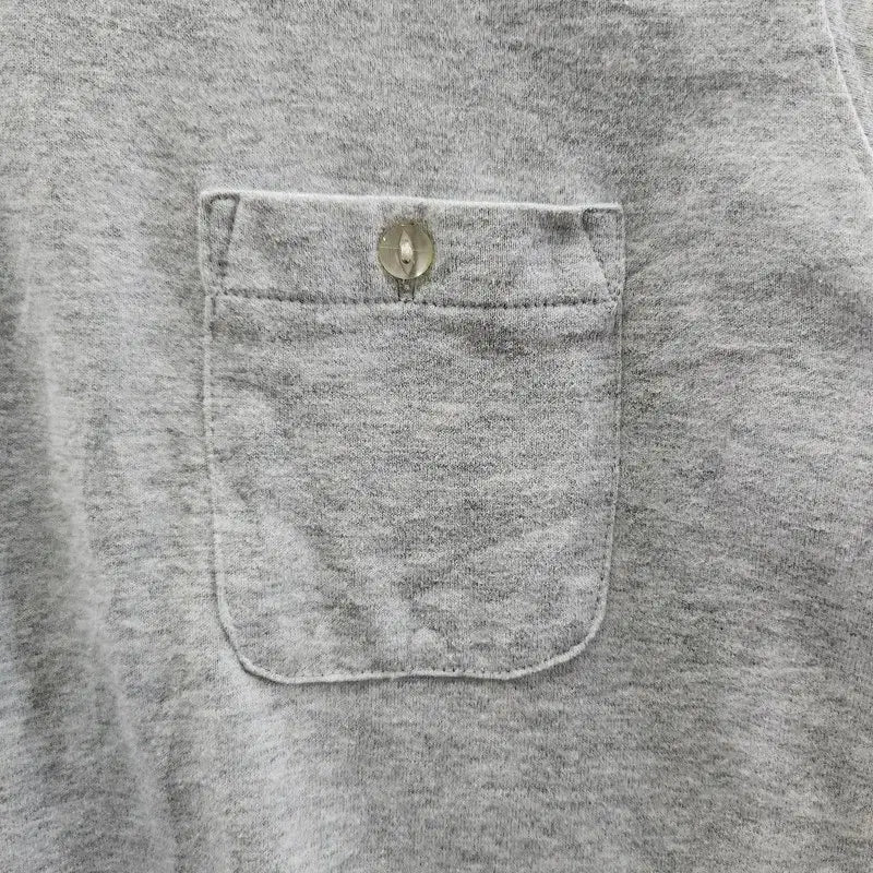 [SOLD OUT] BEAMS 빔즈 빈티지 라이트 그레이 포켓 반팔 티