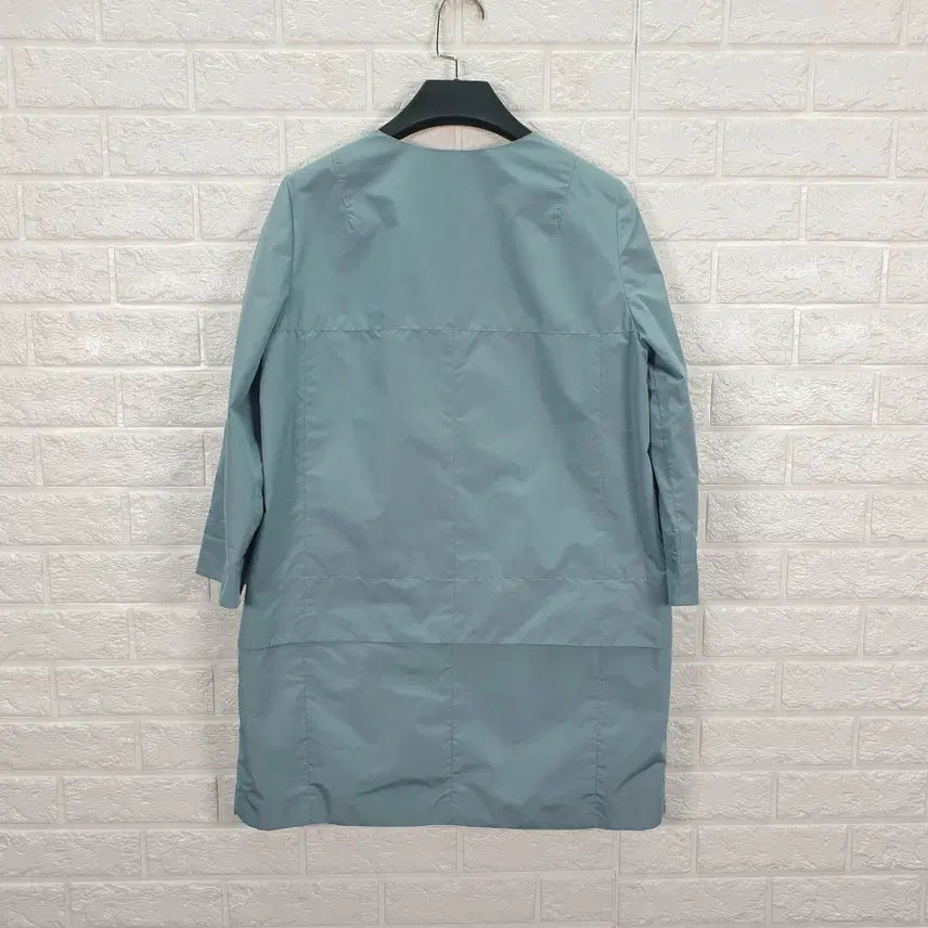 [BUNJANG] Demian No Collar 7-Part Sleeve Coat / [55]데미안 노카라 7부소매 코트