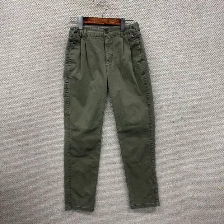 [BUNJANG] Tommy Hilfiger Cotton Pants / 타미힐피거 비조 뒷밴딩 코튼팬츠 스판 면바지 164 A07794