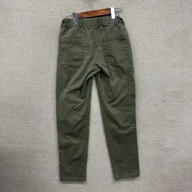 [BUNJANG] Tommy Hilfiger Cotton Pants / 타미힐피거 비조 뒷밴딩 코튼팬츠 스판 면바지 164 A07794