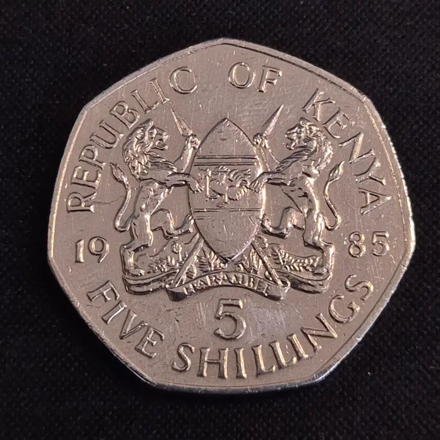 [BUNJANG] Kenya 5 Shilling Coin (1985) / [EP. 1053] 1985년 케냐 5 실링 동전