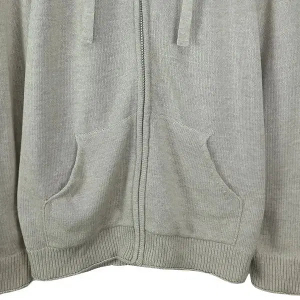 [BUNJANG] Nohant Knit Hoodie Zip-up Beige / 노앙 니트 후드 집업 베이지 M19470