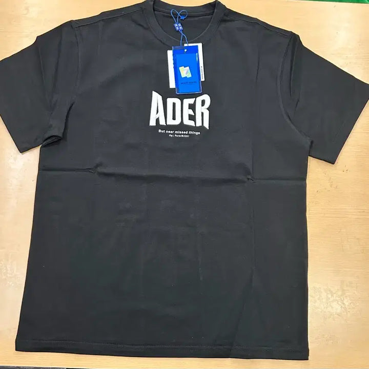[BUNJANG] Ader Error A1 Black T-shirt / (새상품) A1사이즈 아더에러 폼 반팔티셔츠 검정 정품
