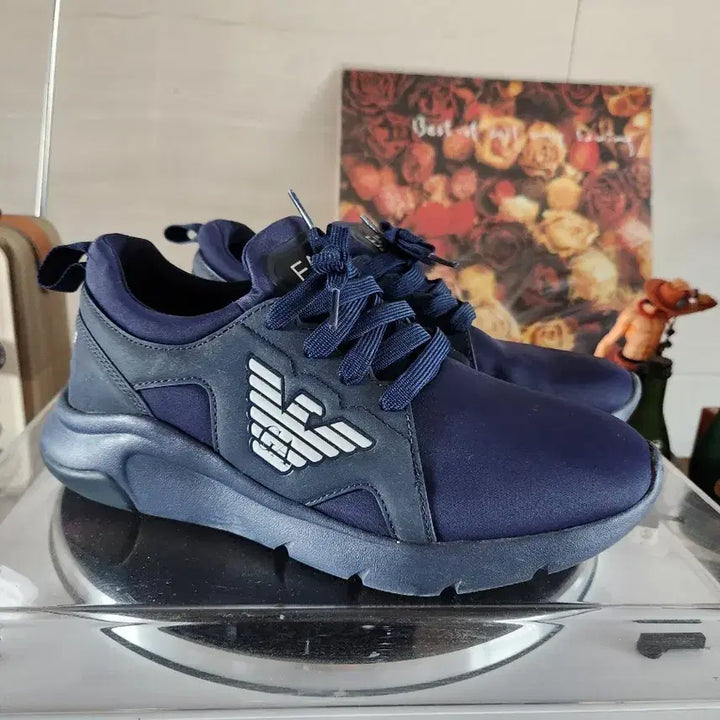 [BUNJANG] Emporio Armani Navy Sneakers Shoes 235 / 엠포리오 아르마니 네이비 스니커즈 신발 235 사이즈