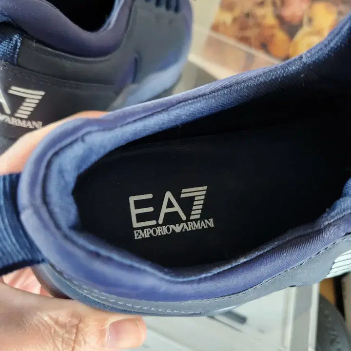 [BUNJANG] Emporio Armani Navy Sneakers Shoes 235 / 엠포리오 아르마니 네이비 스니커즈 신발 235 사이즈