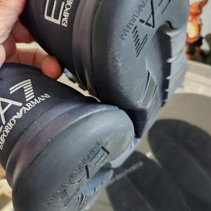 [BUNJANG] Emporio Armani Navy Sneakers Shoes 235 / 엠포리오 아르마니 네이비 스니커즈 신발 235 사이즈