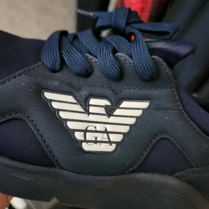 [BUNJANG] Emporio Armani Navy Sneakers Shoes 235 / 엠포리오 아르마니 네이비 스니커즈 신발 235 사이즈