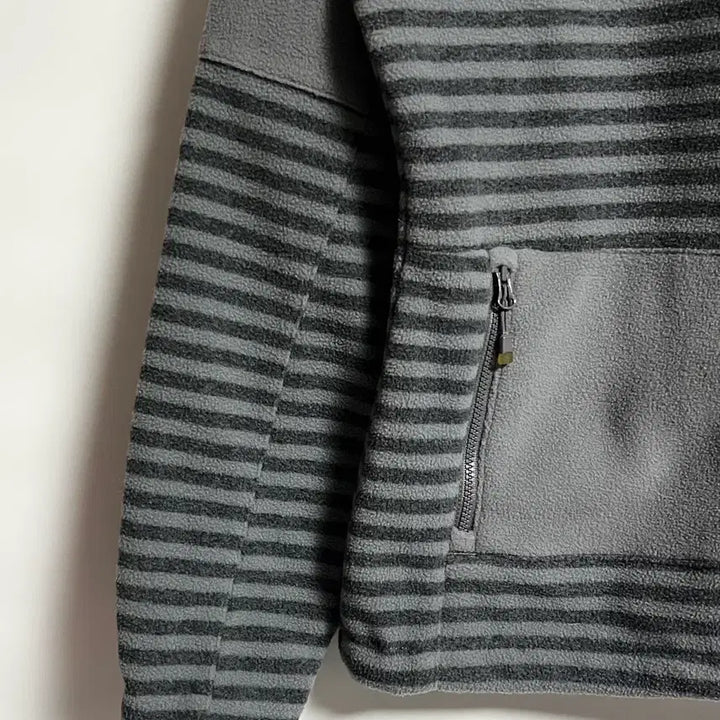 [BUNJANG] The North Face Striped Fleece Jacket 85 / 노스페이스 스트라이프 플리스 후리스 자켓 점퍼 85