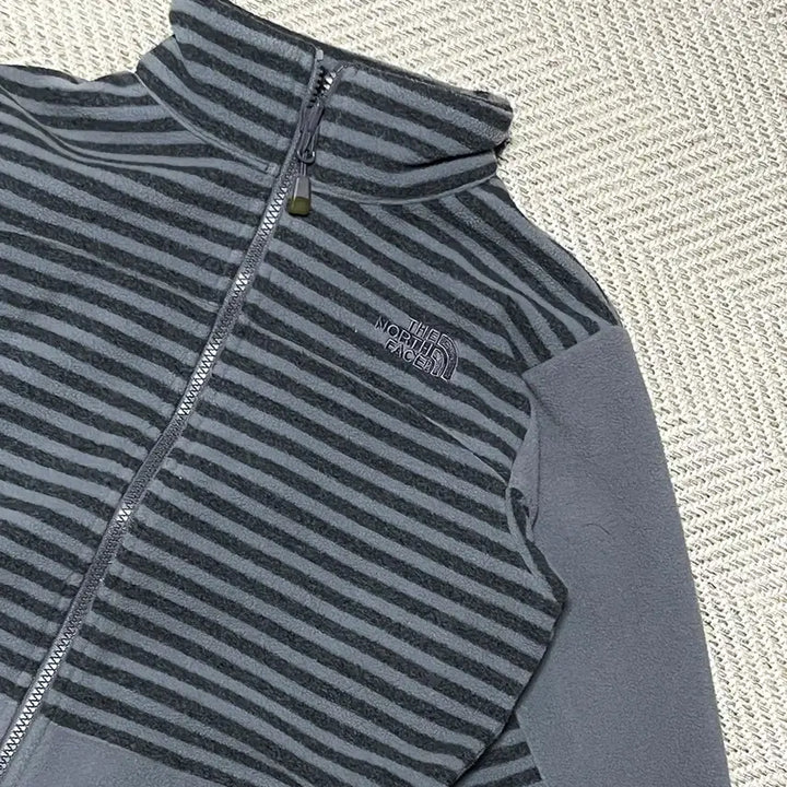 [BUNJANG] The North Face Striped Fleece Jacket 85 / 노스페이스 스트라이프 플리스 후리스 자켓 점퍼 85