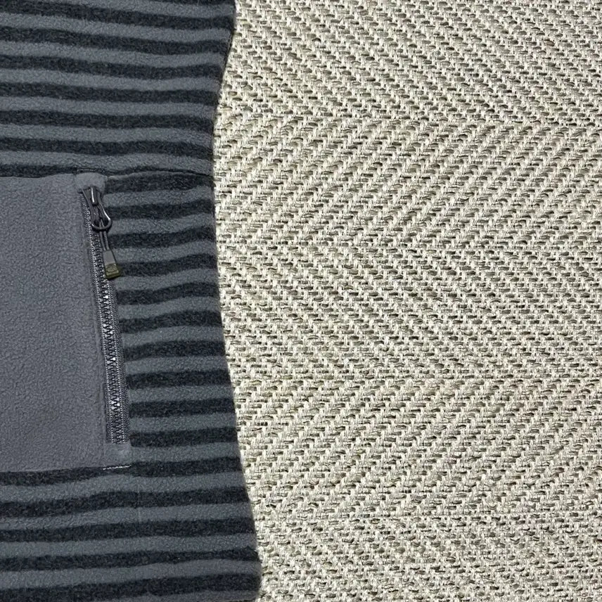 [BUNJANG] The North Face Striped Fleece Jacket 85 / 노스페이스 스트라이프 플리스 후리스 자켓 점퍼 85