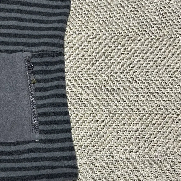 [BUNJANG] The North Face Striped Fleece Jacket 85 / 노스페이스 스트라이프 플리스 후리스 자켓 점퍼 85