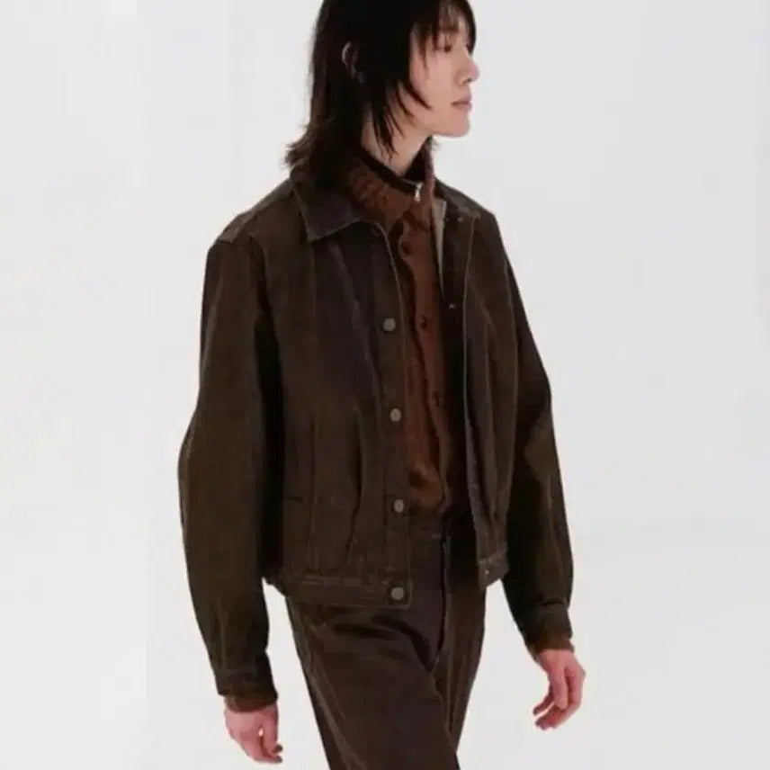 [BUNJANG] Auralee 21AW Hard Twist Denim Brown 32 Jeans / 오라리 21aw 하드트위스트 데님 브라운 32