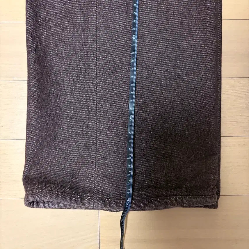 [BUNJANG] Auralee 21AW Hard Twist Denim Brown 32 Jeans / 오라리 21aw 하드트위스트 데님 브라운 32