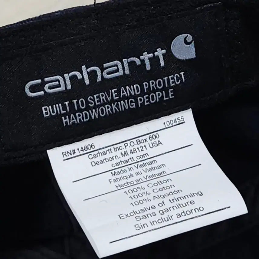 [BUNJANG] Carhartt Washed Cotton Ball Cap / 칼하트 워시드 코튼 볼캡 모자 남녀공용 (Carhartt)