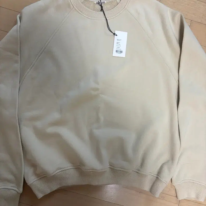 [BUNJANG] Auralee Smooth Soft Sweatshirt - Ivory / 오라리 스무스 소프트 스웻
