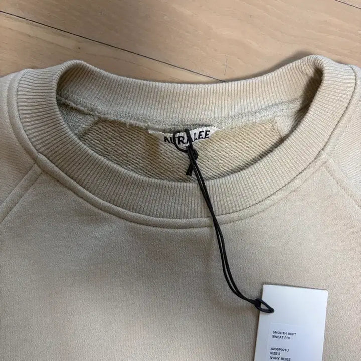 [BUNJANG] Auralee Smooth Soft Sweatshirt - Ivory / 오라리 스무스 소프트 스웻