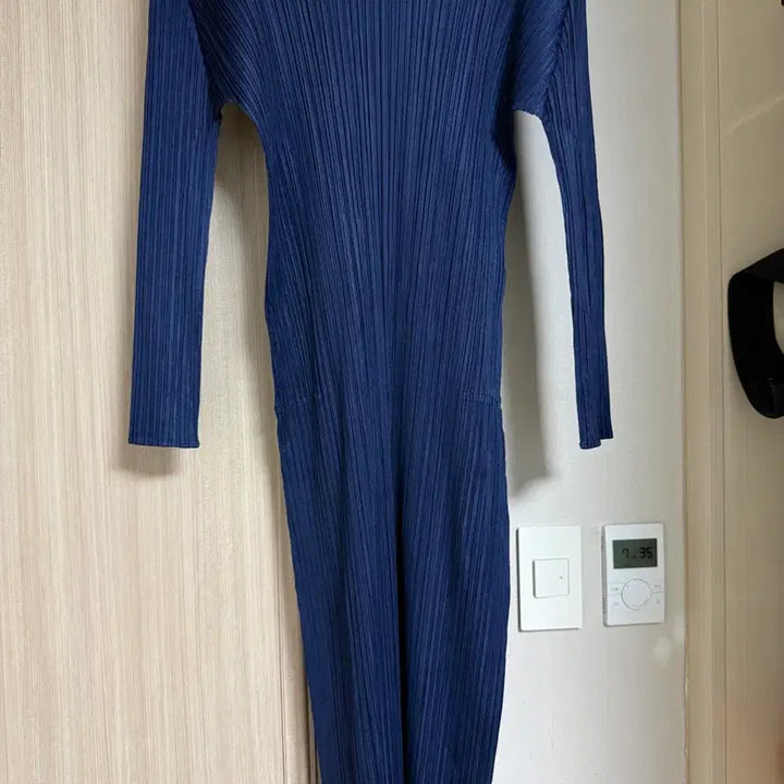 [BUNJANG] Pleats Please Navy Long Pleated Dress / 플리츠 플리츠 롱 원피스 네이비 3사이즈