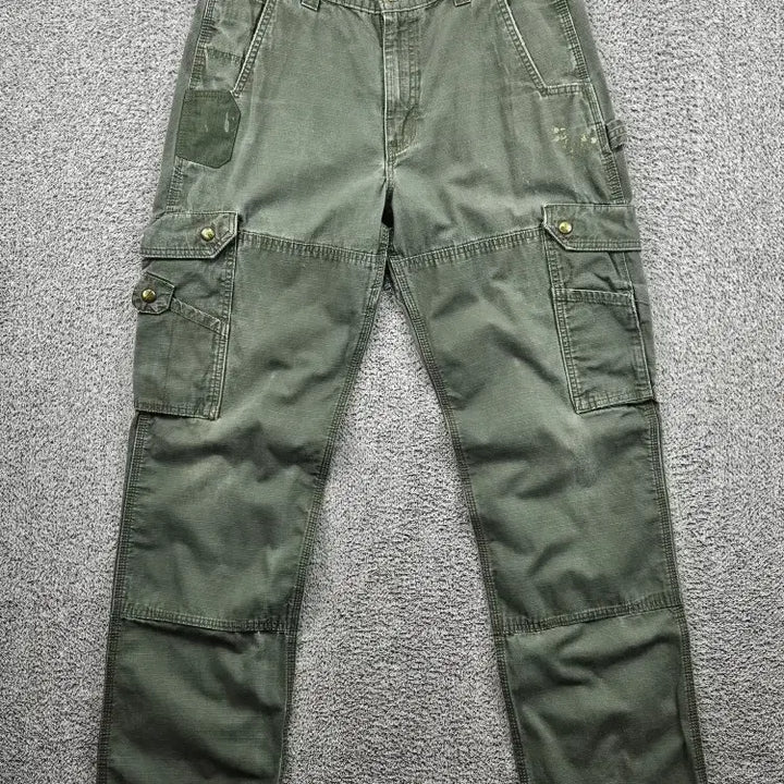 [BUNJANG] Carhartt Ripstop Cargo Pocket Work Pants (33X34) / 칼하트 립스탑 카고 포켓 워크 팬츠 ( 33X34 ) / 11563
