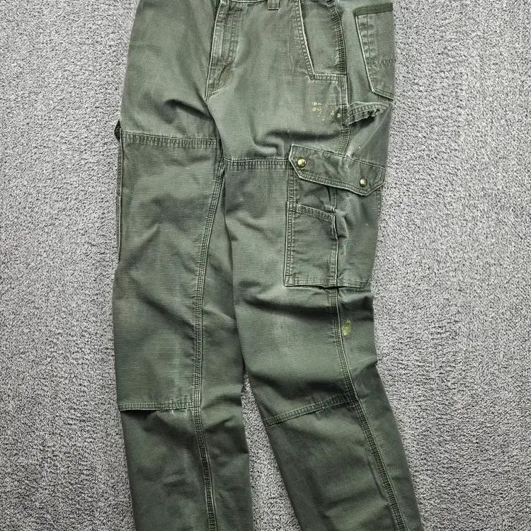 [BUNJANG] Carhartt Ripstop Cargo Pocket Work Pants (33X34) / 칼하트 립스탑 카고 포켓 워크 팬츠 ( 33X34 ) / 11563