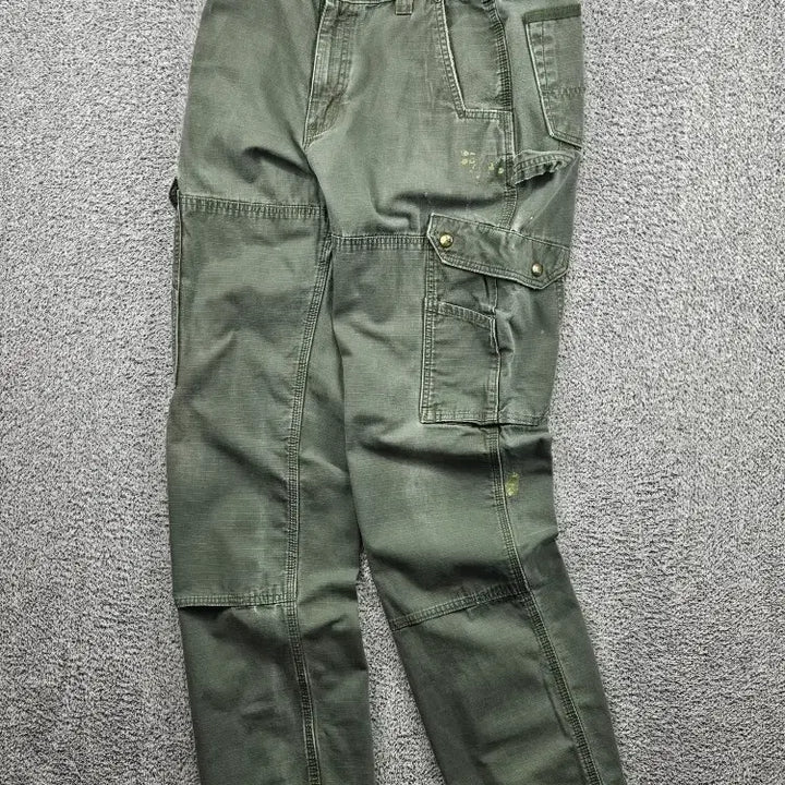 [BUNJANG] Carhartt Ripstop Cargo Pocket Work Pants (33X34) / 칼하트 립스탑 카고 포켓 워크 팬츠 ( 33X34 ) / 11563