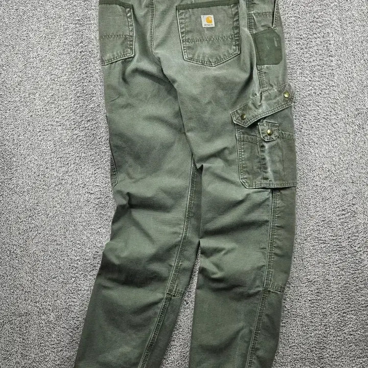 [BUNJANG] Carhartt Ripstop Cargo Pocket Work Pants (33X34) / 칼하트 립스탑 카고 포켓 워크 팬츠 ( 33X34 ) / 11563