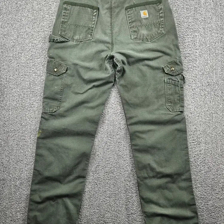 [BUNJANG] Carhartt Ripstop Cargo Pocket Work Pants (33X34) / 칼하트 립스탑 카고 포켓 워크 팬츠 ( 33X34 ) / 11563
