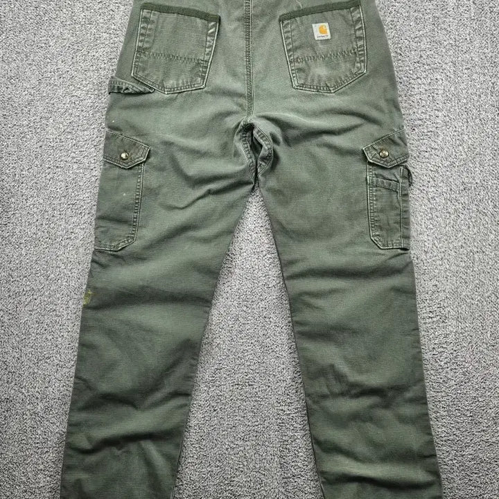 [BUNJANG] Carhartt Ripstop Cargo Pocket Work Pants (33X34) / 칼하트 립스탑 카고 포켓 워크 팬츠 ( 33X34 ) / 11563