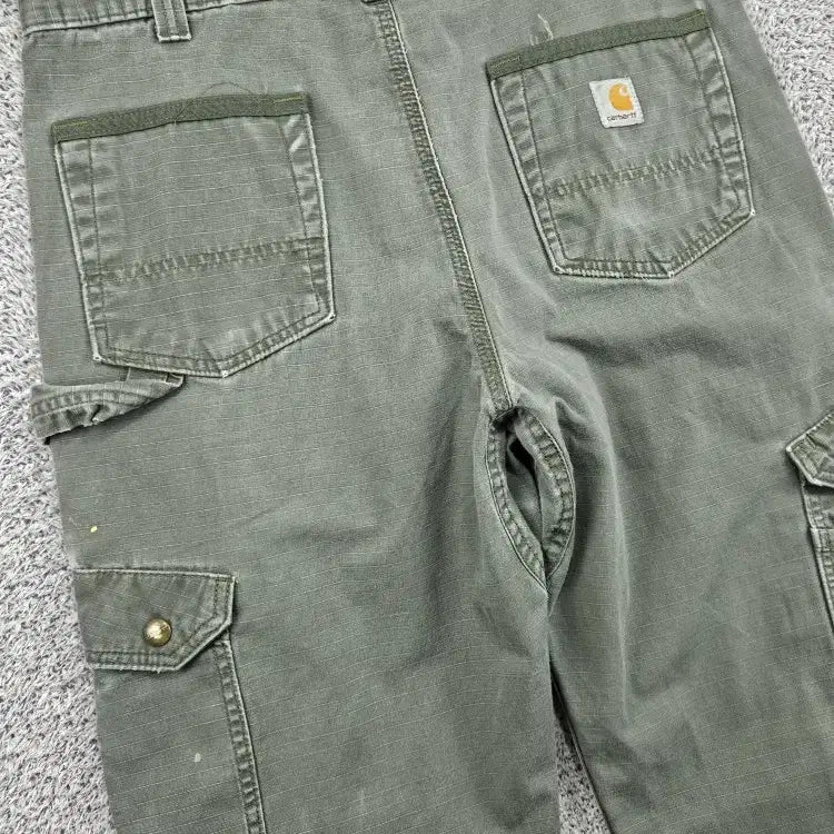 [BUNJANG] Carhartt Ripstop Cargo Pocket Work Pants (33X34) / 칼하트 립스탑 카고 포켓 워크 팬츠 ( 33X34 ) / 11563