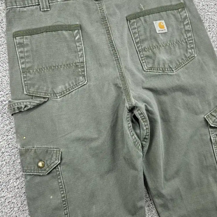 [BUNJANG] Carhartt Ripstop Cargo Pocket Work Pants (33X34) / 칼하트 립스탑 카고 포켓 워크 팬츠 ( 33X34 ) / 11563