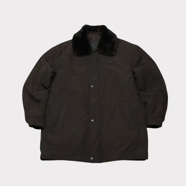 [BUNJANG] YSL Padded Jacket with Fur Collar / [L] ysl 입생로랑 퍼 카라 패디드 자켓 (퍼, 내피 탈부착)