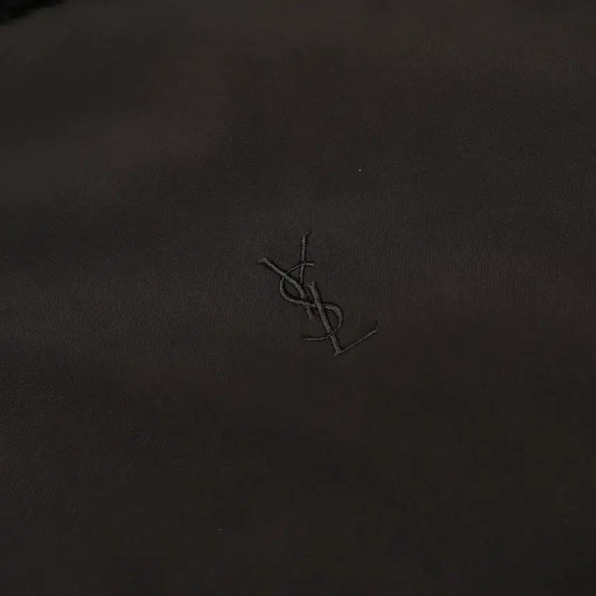 [BUNJANG] YSL Padded Jacket with Fur Collar / [L] ysl 입생로랑 퍼 카라 패디드 자켓 (퍼, 내피 탈부착)
