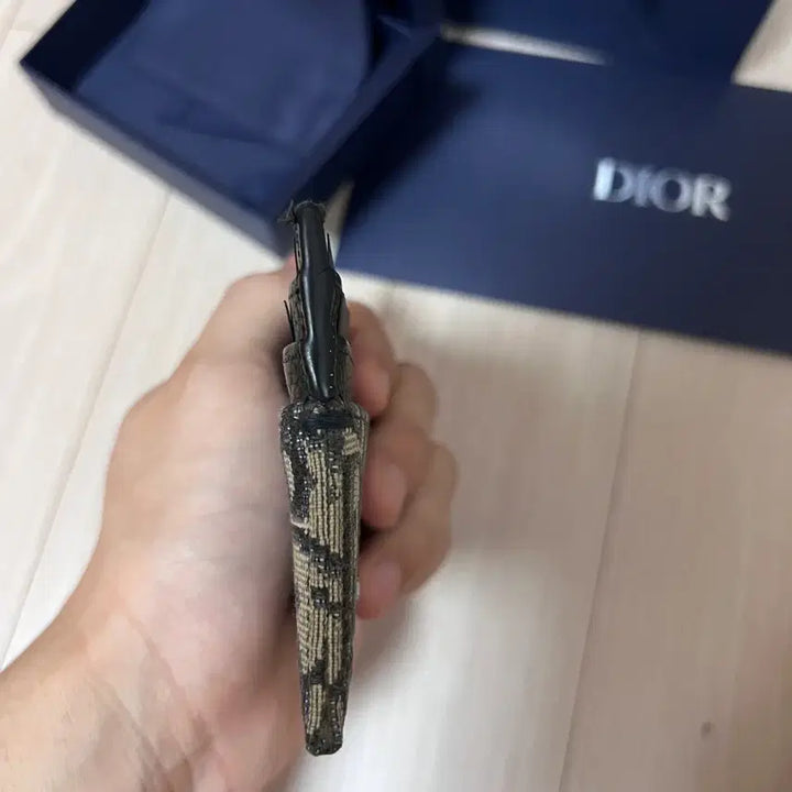 [BUNJANG] Dior Card Holder Beige &amp; Black Oblique Jacquard / 디올 카드 홀더 베이지 &amp; 블랙 디올 오블리크 자카드